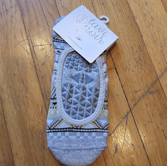 TAVI NOIR Womens Organic Cotton Yoga Barre Pilates Grip Socks size  M - Picture 4 of 6